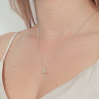 Prysm - Sicci Necklace Silver - Green Ash Decor