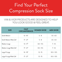 VIM & VIGR - 20 - 30 mmHg Merino Wool Compression Socks: Simple Stripe: Black & Gemstone / Medium/Large - Green Ash Decor