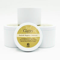 4 oz White Travel Tin with Crackling Wooden Wick - Green Ash Decor