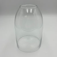 Hand-Blown Glass Hurricane Bell - Green Ash Decor