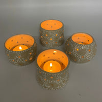 Locally Made Pottery Tealight Holder - Green Ash Decor