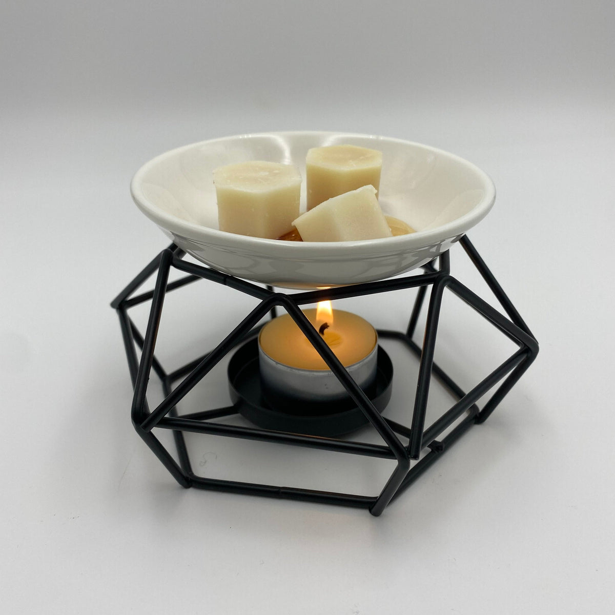 Tea Light Wax Melter / Wax Warmer - Green Ash Decor