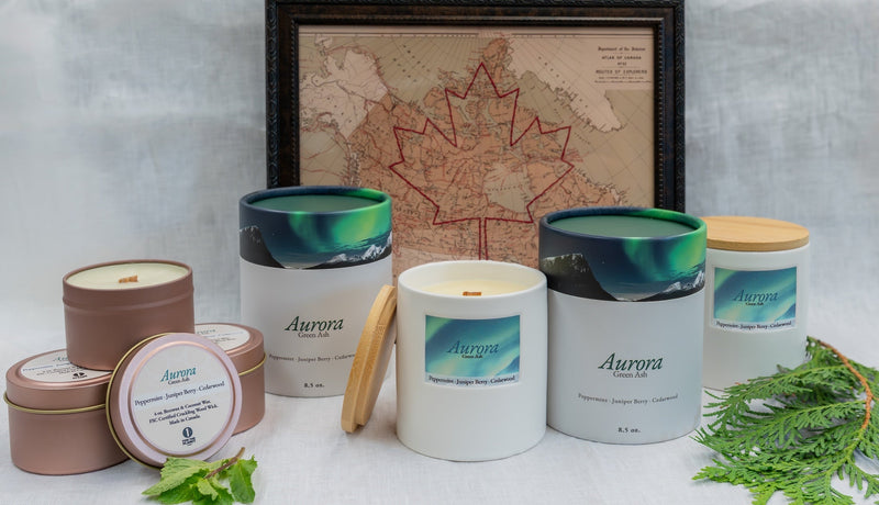 Aurora... reminds us to slow down and enjoy our surroundings.  There is beauty all around us. - Green Ash Decor