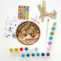 Our Little Makery - The Northern Lights Shadow Box Kit