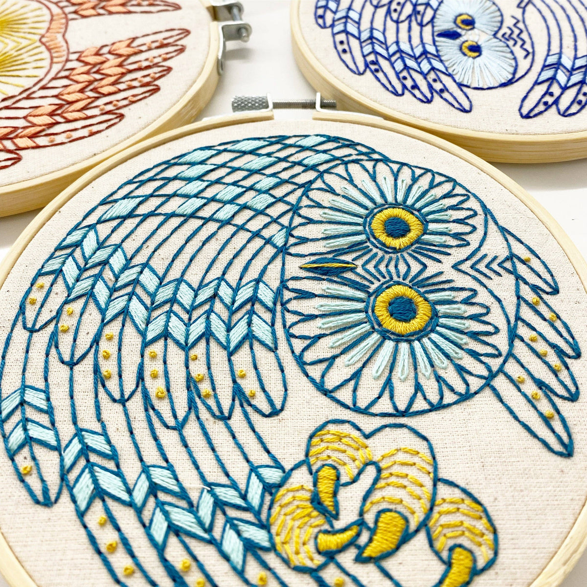 Hook Line & Tinker Canada - Saw Whet Owl Complete Embroidery Kit
