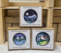 Our Little Makery - Spring Garden Road Shadow Box Kit
