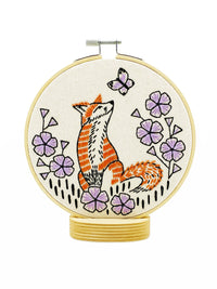 Hook Line & Tinker Canada - Fox in Phlox Complete Embroidery Kit