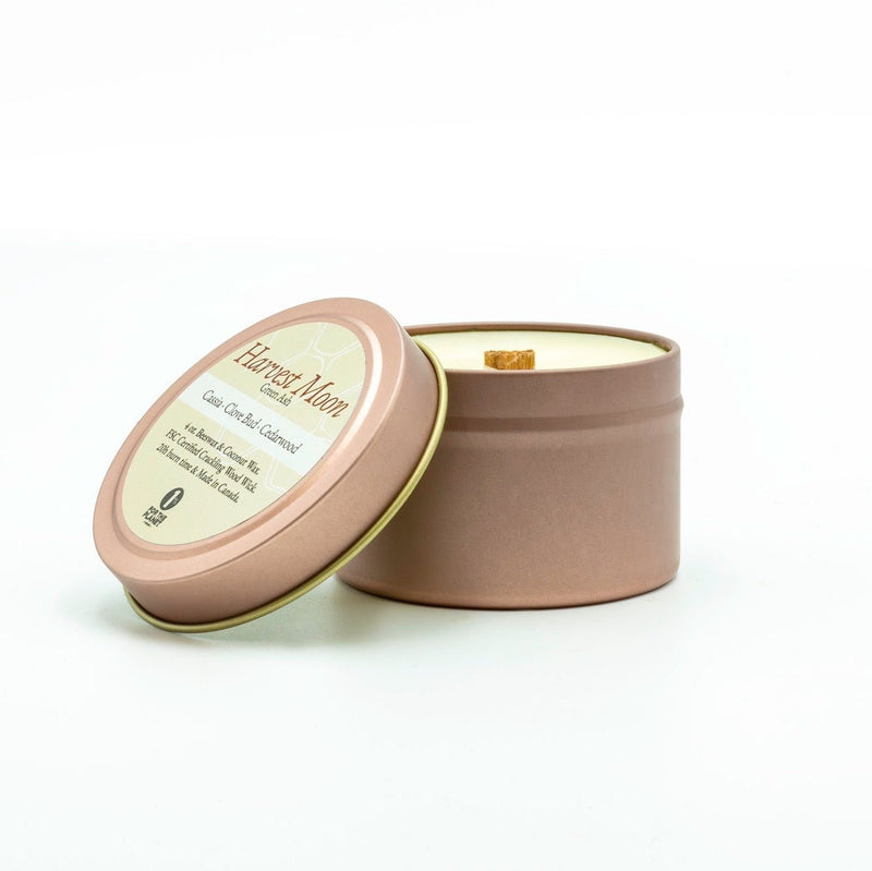4 oz Rose Gold Travel Tin - Harvest Moon - Green Ash Decor