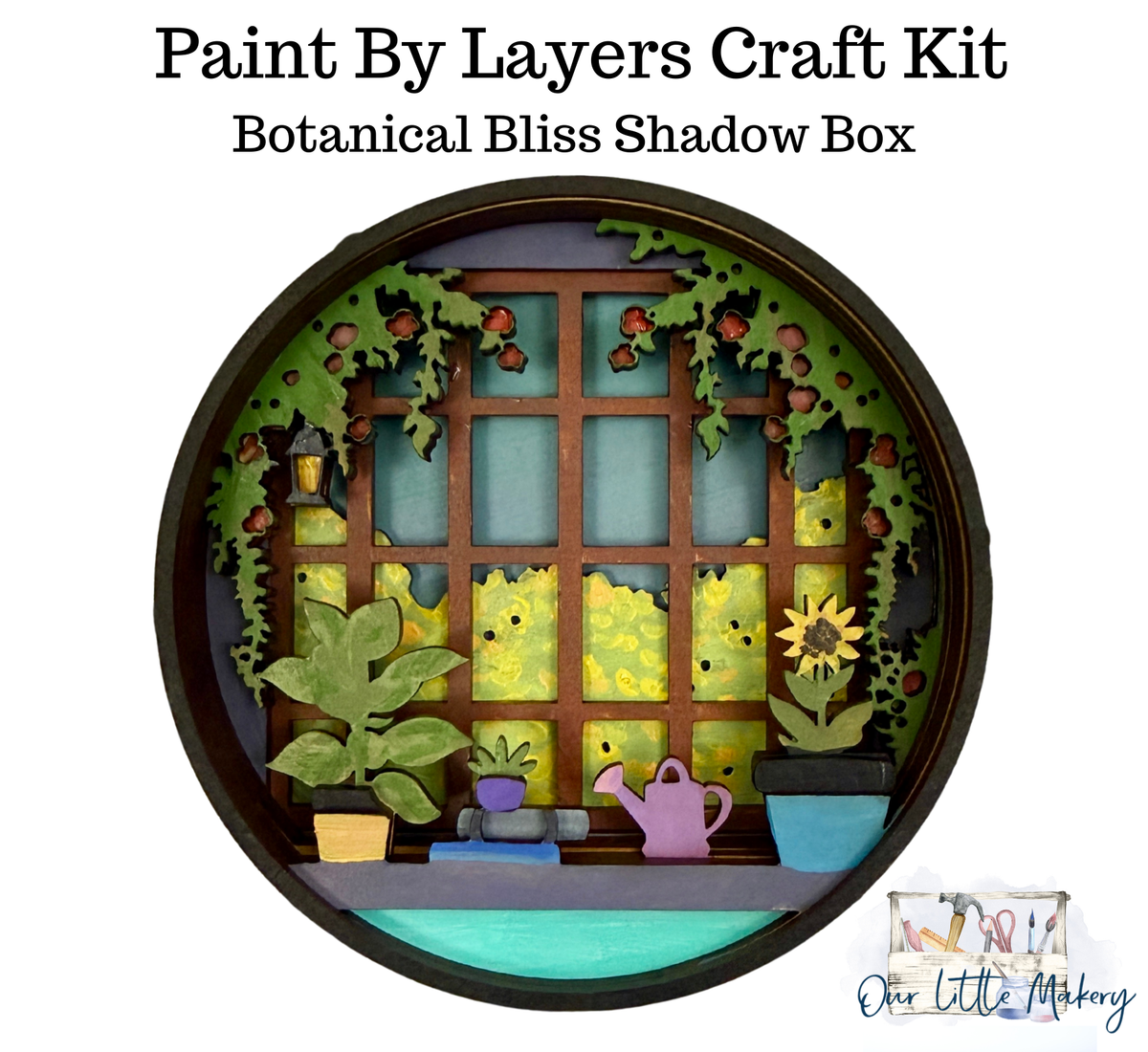 Our Little Makery - Botanical Bliss Shadow Box Kit
