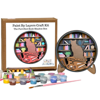 Our Little Makery - The Purrrfect Book Shadow Box