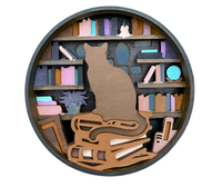 Our Little Makery - The Purrrfect Book Shadow Box