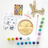 Our Little Makery - Spring Garden Road Shadow Box Kit