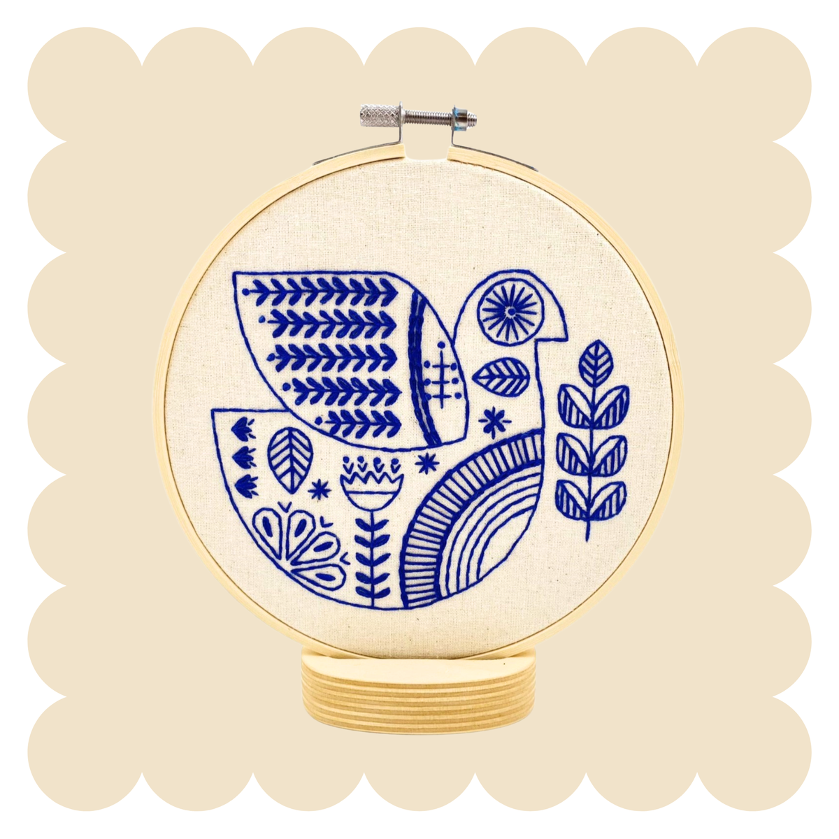 Hook Line & Tinker Canada - Hygge Dove Complete Embroidery Kit
