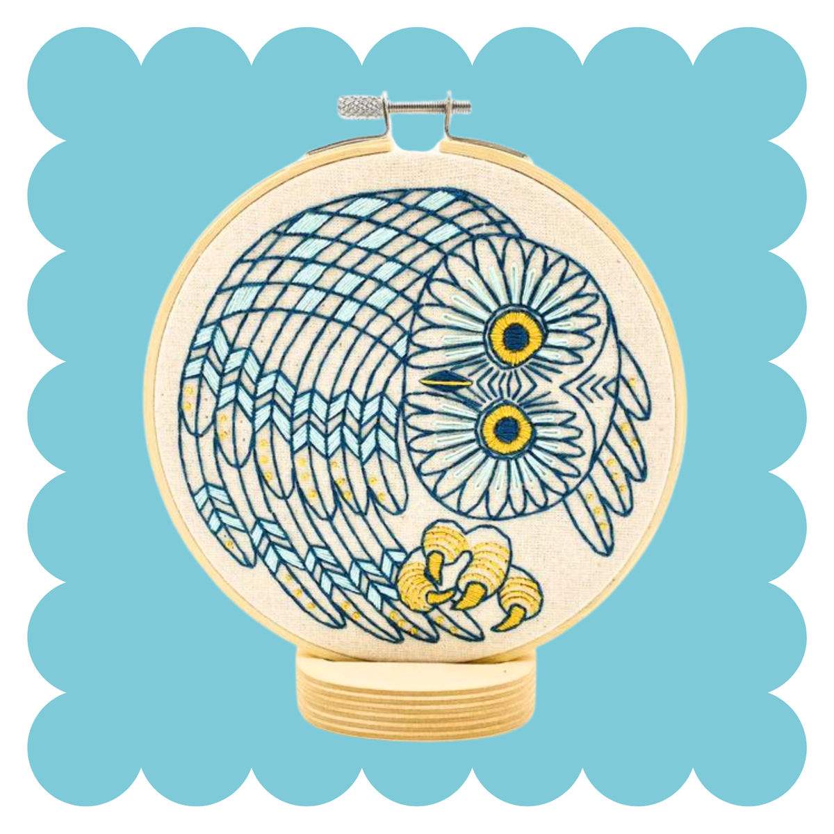 Hook Line & Tinker Canada - Saw Whet Owl Complete Embroidery Kit