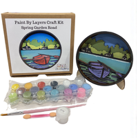 Our Little Makery - Spring Garden Road Shadow Box Kit