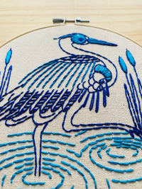 Hook Line & Tinker Canada - Blue Heron Complete Embroidery Kit