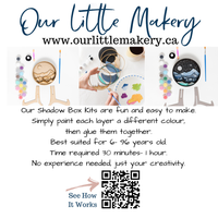 Our Little Makery - My Little Book Nook Shadow Box Kit