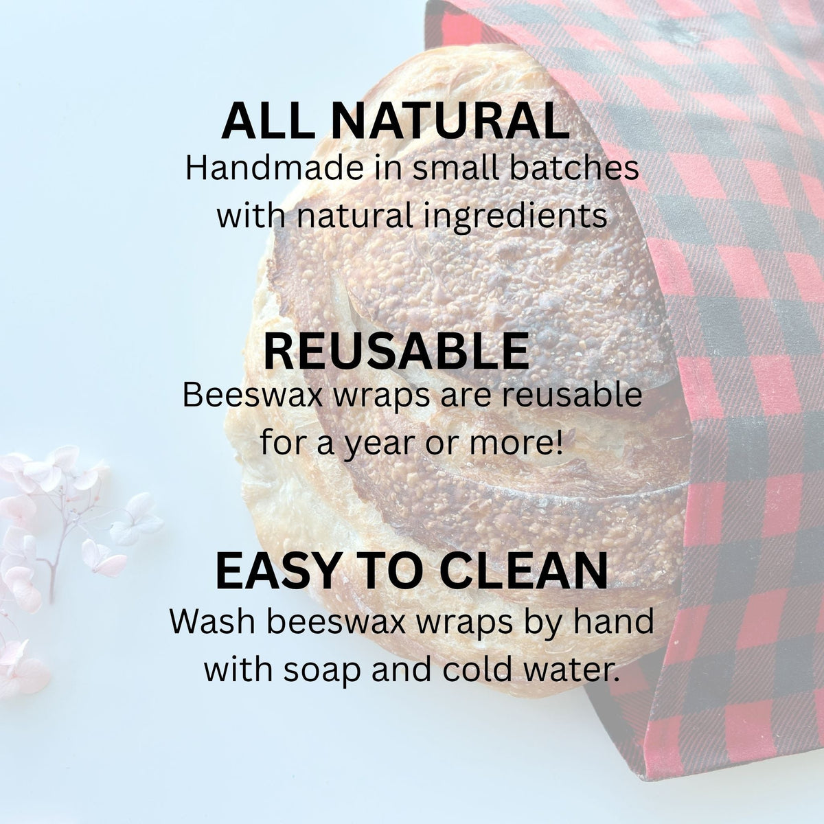 Beeswax Bag- Baguette - Green Ash Decor