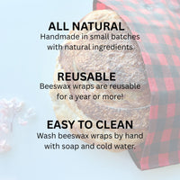 Beeswax Bag- Baguette - Green Ash Decor