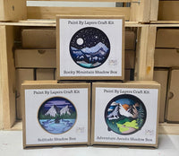 Our Little Makery - Wolf Shadow Box Kit