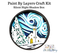 Our Little Makery - Silent Night Shadow Box Kit