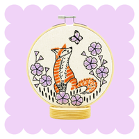 Hook Line & Tinker Canada - Fox in Phlox Complete Embroidery Kit