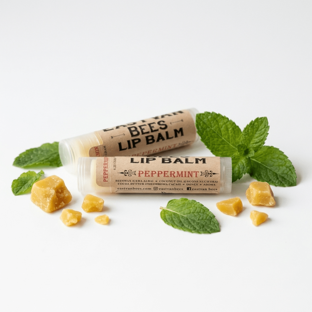 Eastvan bees - Lip Balm: Black Raspberry - Green Ash Decor