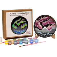 Our Little Makery - The Northern Lights Shadow Box Kit