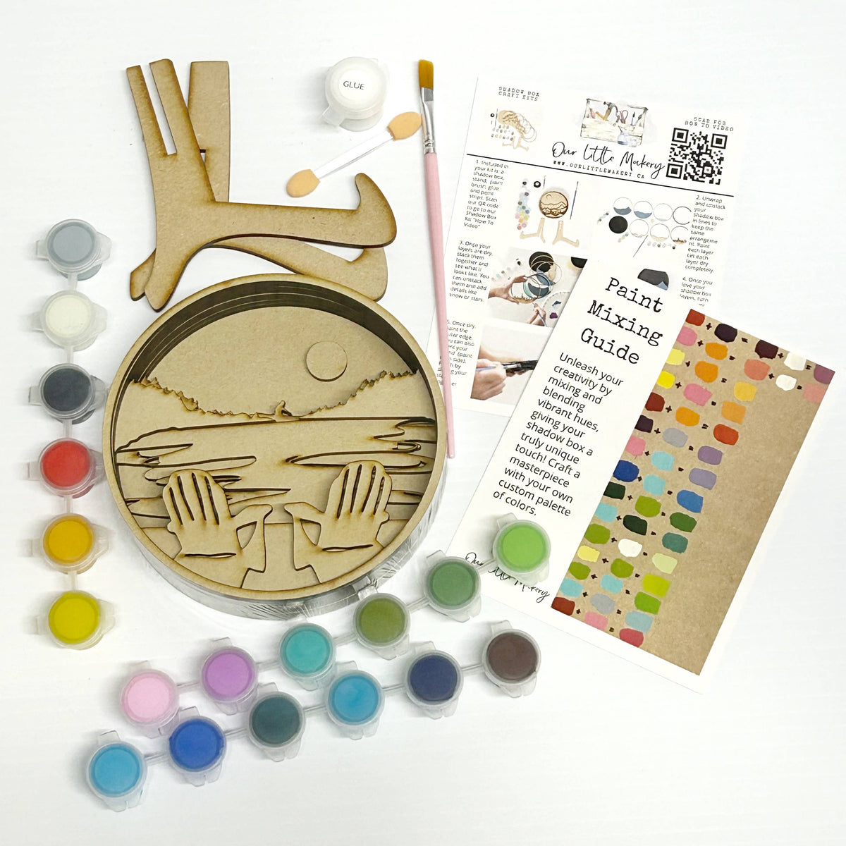 Our Little Makery - Lake Life Shadow Box Kit