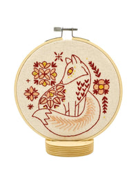 Hook Line & Tinker Canada - Folk Fox Complete Embroidery Kit