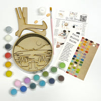 Our Little Makery - Lake Life Shadow Box Kit - Green Ash Decor