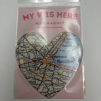 Sadie & June Hamilton Map Magnet - Green Ash Decor