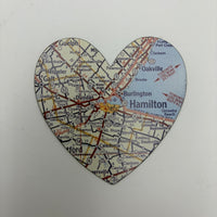 Sadie & June Hamilton Map Magnet - Green Ash Decor