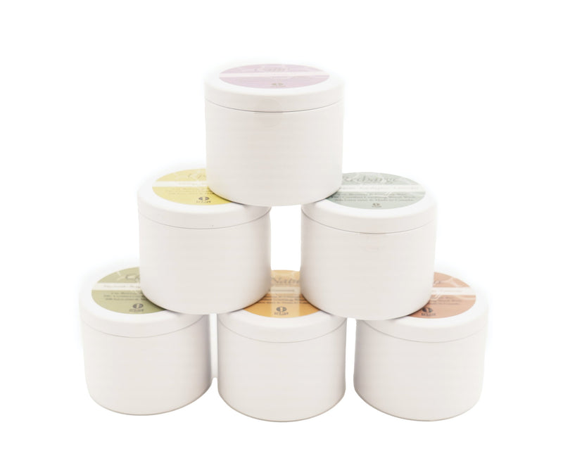 The Sampler! Buy one of each scent in the 4 oz tin and save - Green Ash Decor