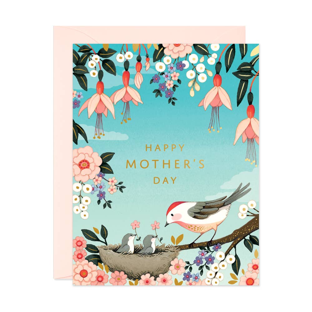 JooJoo Paper - Mother's Day Nest Card - Green Ash Decor
