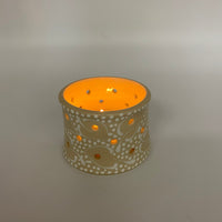 Locally Made Pottery Tealight Holder - Green Ash Decor